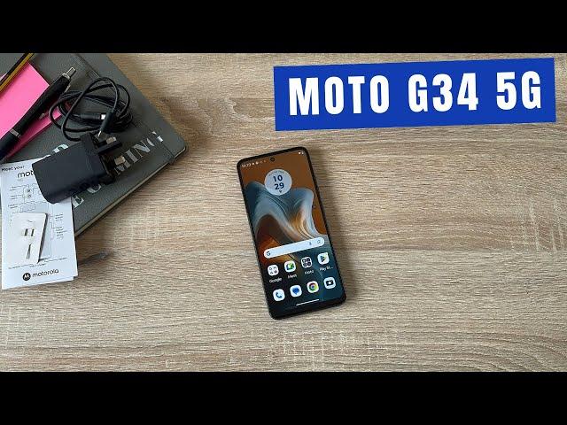 Moto G34 5G Unboxing & Setup Plus Key Features