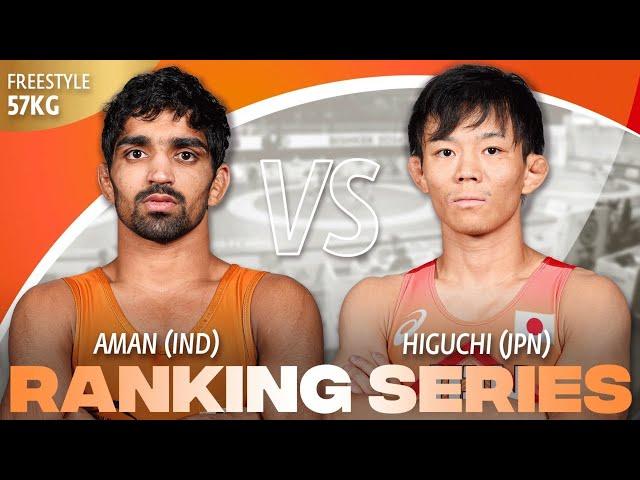 Rei HIGUCHI (JPN) vs. Aman AMAN (IND) | 2024 Hungarian Ranking Series | Gold Medal | FS 57Kg