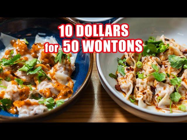 These Spicy Wontons (2 Sauces) Satisfy Restaurant Cravings