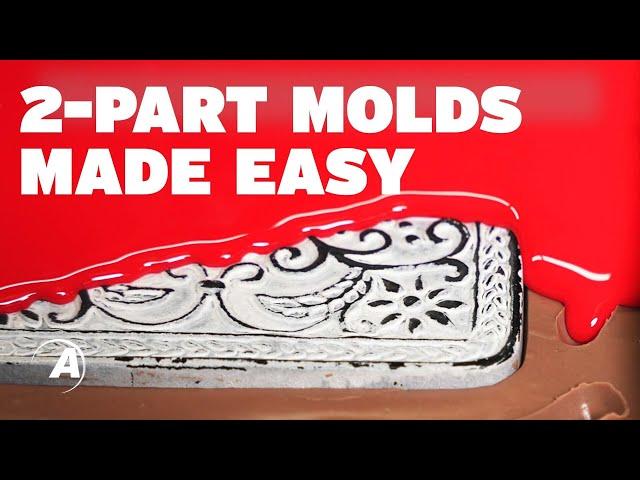 How to make 2-part silicone molds with Monster Clay | Alumilite