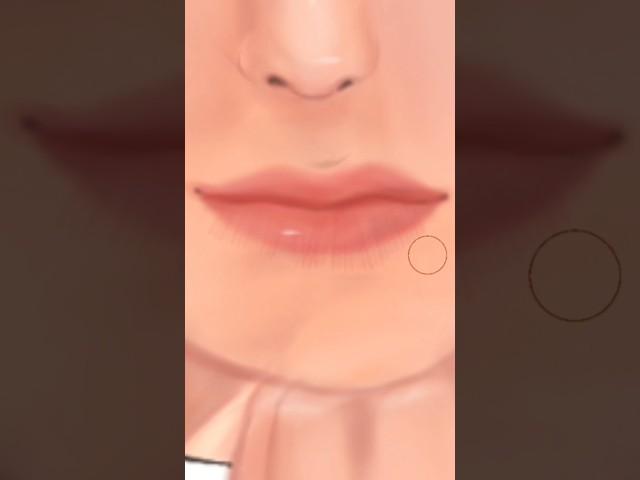 Draw Semi Realistic |Juicy Lips #lipsdrawing #speedpaint #shortart