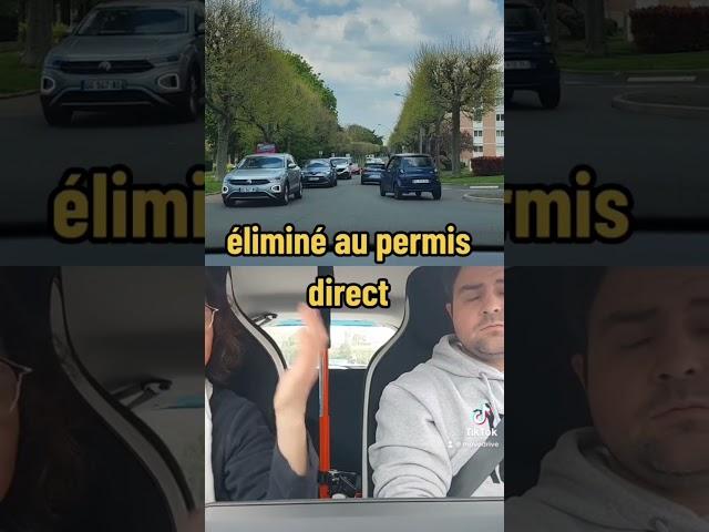 ￼ Erreurs éliminatoires #permisdeconduire #autoecole le jour du permis de conduire