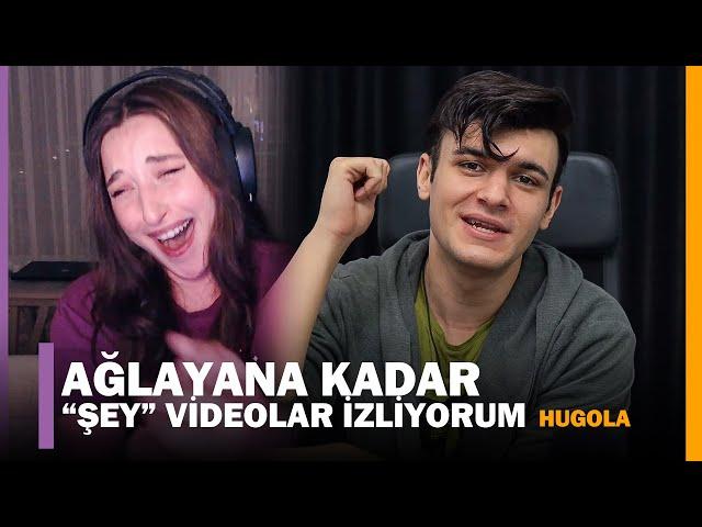 Pqueen - "Ağlayana Kadar "Şey" Videolar İzliyorum" İzliyor (Hugola)