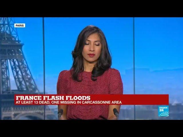 France flash floods: "Bridges have come down, the roads are cut"