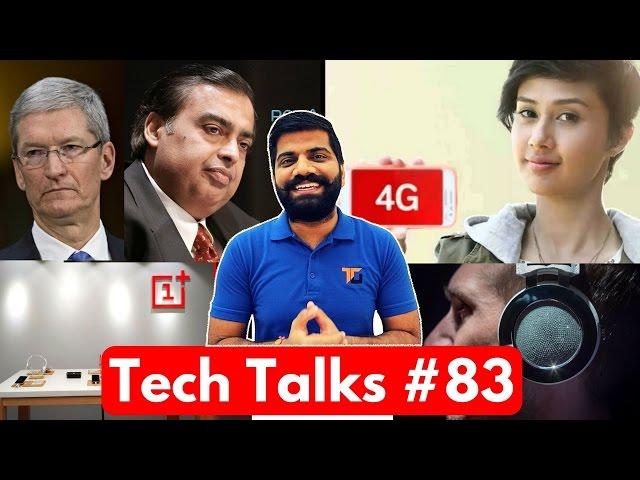 Tech Talks #83 - Unlimited 4G 16Rs, Jio Vs AirTel, Tim Cook Salary, Samsung Profits, Yi 4K+