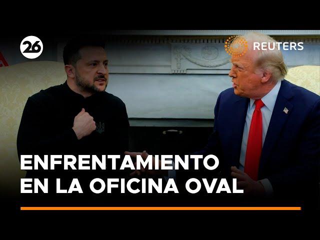 Zelenski y Trump se enfrentan a gritos en la Oficina Oval | #Reuters