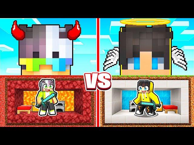 Şeytan Ahmet VS Melek Emirhan Sığınak Yapı kapışması!  | Minecraft