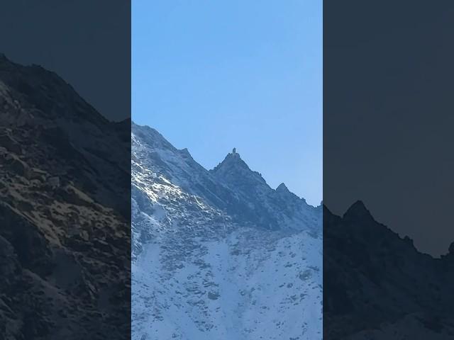 Kinnaur Kailash view from kalpa #kinnaurkailash