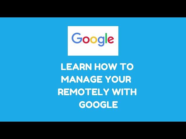 Google My Business: learn How to Manage Your Business Remotely | Digital Assistance