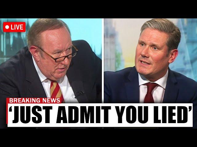 Kier Starmer LOSES CONTROL Against Andrew Neil On Live TV