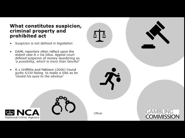 Gambling Commission and National Crime Agency (NCA) - Submitting Better Quality SARs Video 3 of 5