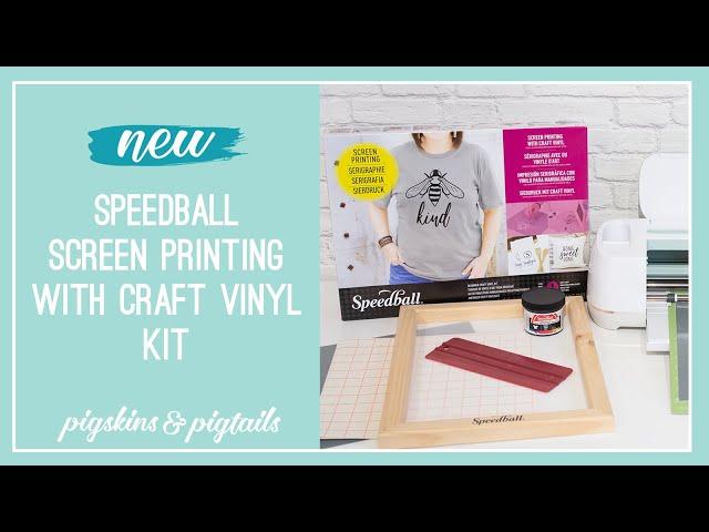 NEW: Speedball Screen Printing with Craft Vinyl Kit