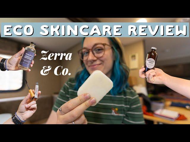 Zero waste makeup review!! Zerra & Co mascara, lotion bar, and more