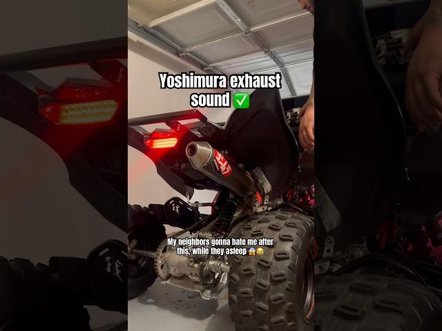 2023 Raptor 700R SE | New Yoshimura Exhaust sound 