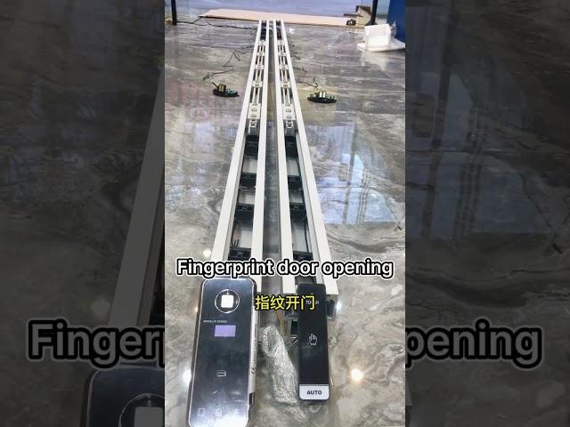 Magnetic levitation automatic door，Double track heavy door display #automaticdoors #home
