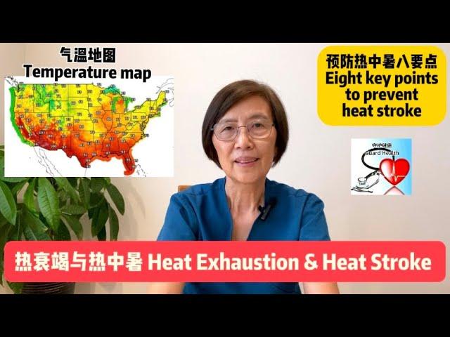 热衰竭与热中暑 Heat Exhaustion and Heat Stroke 中老年医疗保健系列短视频 (35)