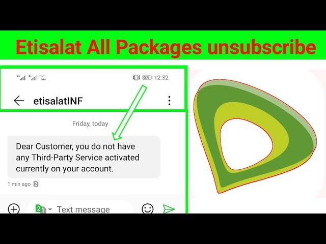 How do I cancel my Etisalat all active subscription?How do I stop Etisalat from deducting my credit