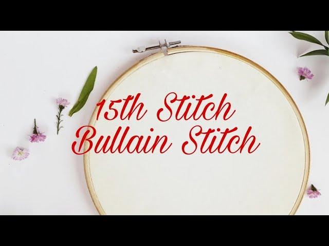 Bullain Stitch/Hand Embroidery Class/Zehroos Channel