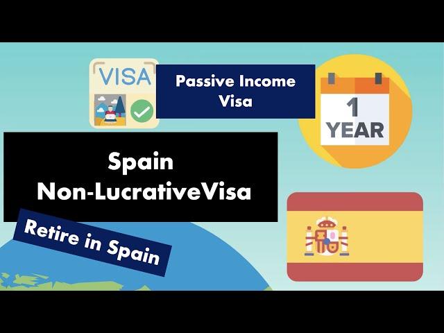 Spain Non-Lucrative Visa (NLV) | Passive Income Visa | Retire in Spain