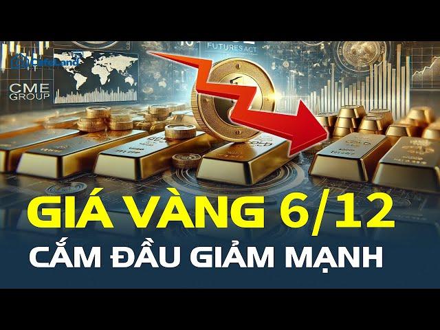 Giá vàng hôm nay 6/12: Cắm đầu GIẢM MẠNH | CafeLand