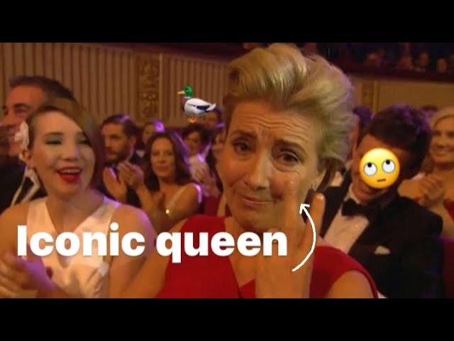 Emma Thompson being the iconic queen she is for 2:31 minutes straight