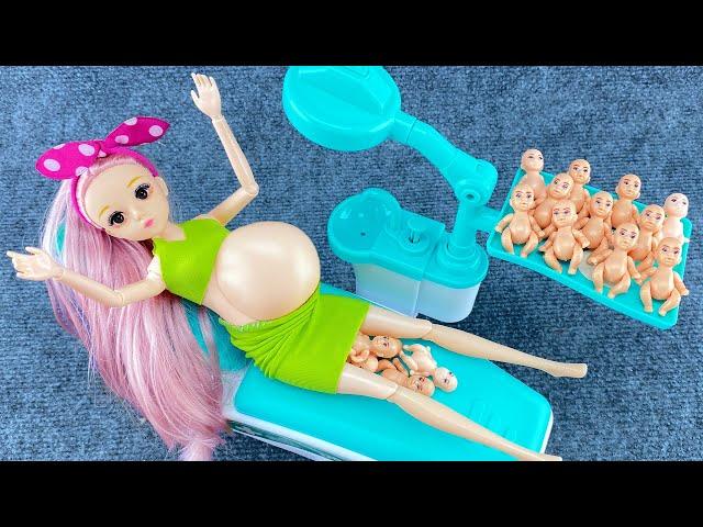 Satisfying with Unboxing Doctor Pregnant Many baby Toys Collection ASMR | Review Toys ToTo