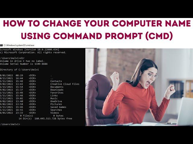 How to change your Computer Name using Command Prompt (cmd) | How to change computer name with CMD