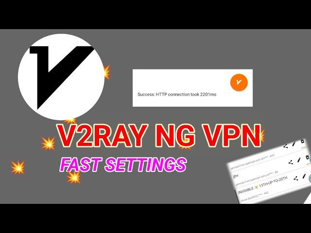 How to set up v2ray ng vpn v2ray settings for super fast internet speed