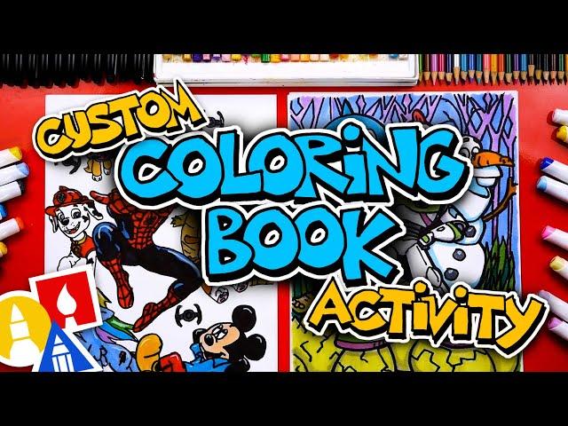 Happy Coloring Book Day ~ Custom Coloring Page Activity