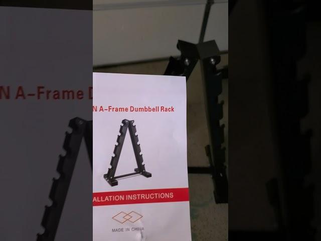 AKYEN A-Frame Dumbbell Rack (Setup Guide)