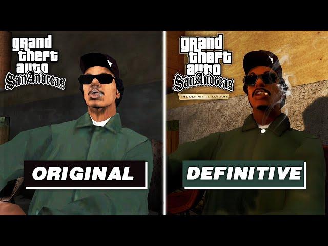 GTA SAN ANDREAS - Remastered vs Original | (Graphics/Gameplay/Textures) | COMPARISON