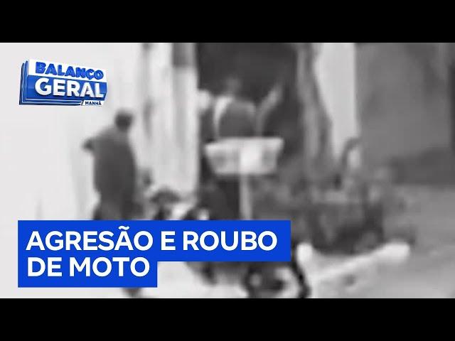 Entregador é agredido e tem moto roubada na zona sul de São Paulo