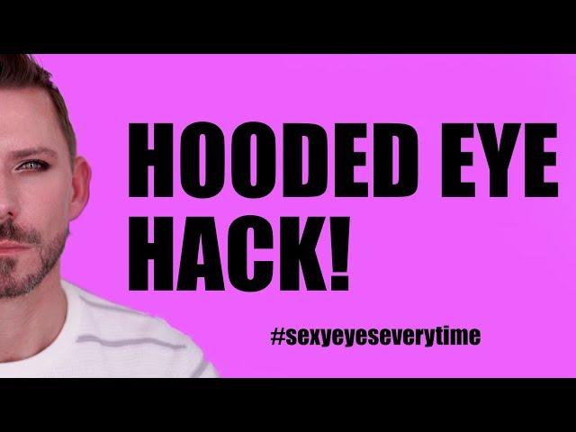 HOODED EYE HACK /TIP TO LIFT YOUR EYES! - BEGINNER FRIENDLY!