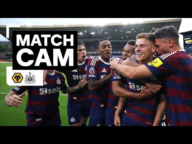 BARNES WITH A ROCKET!   Wolves 1 Newcastle United 2 | Match Cam