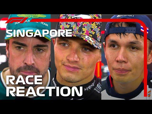 Drivers' Reaction After the Race | 2024 Singapore Grand Prix