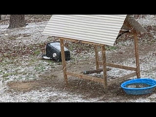 First Snow Of The Season In The Appalachian Mountains