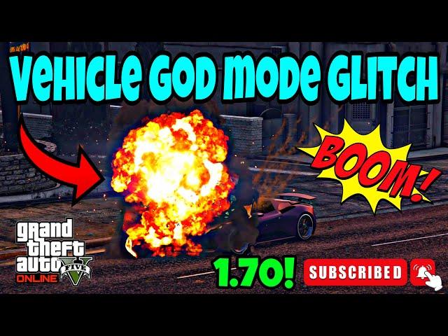 *SOLO* VEHICLE GOD MODE GLITCH | GTA 5 ONLINE | AFTER PATCH 1.70! (WORKING) EASY & FAST