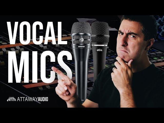 Choosing the Right Live Vocal Mic