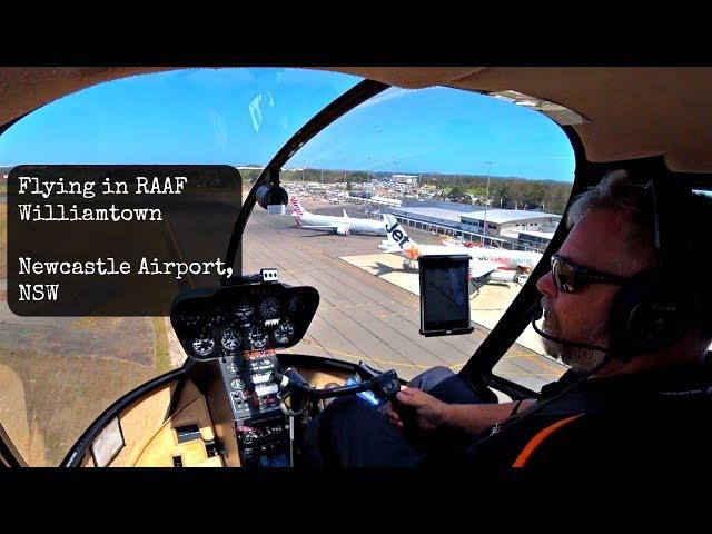 Helicopter Landing at Williamtown Air Force Base, Newcastle, NSW