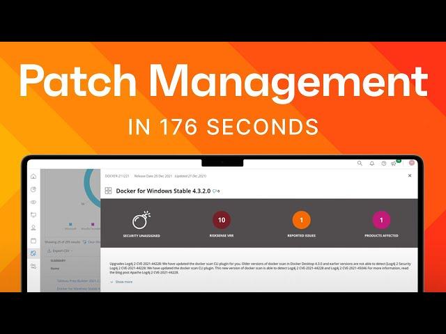 Micro Product Demo: Ivanti Neurons for Patch Management in 176 seconds