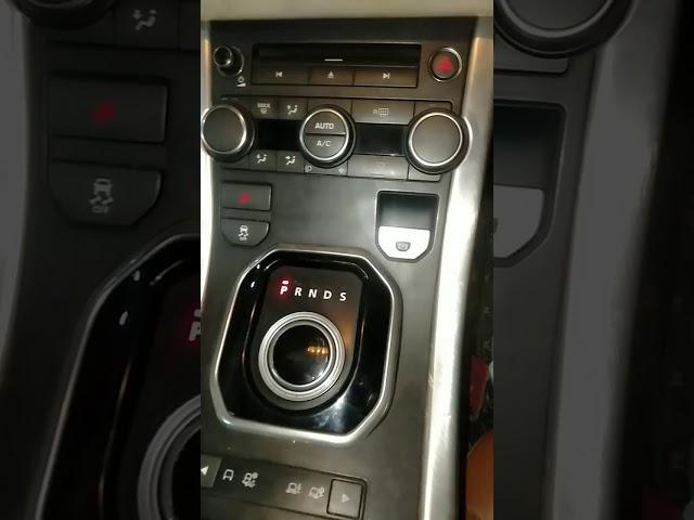 shift neutral gear without starting the car in Range Rover evoque