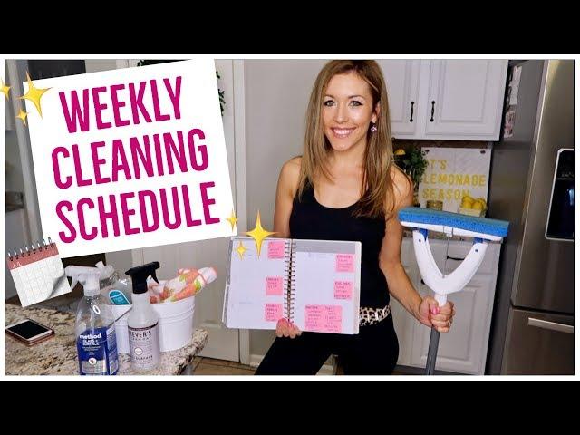 MY WEEKLY CLEANING ROUTINE  | CLEAN WITH ME - ALL WEEK!  | Brianna K + HayleyPaige