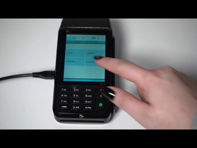 S920 Retail POS Terminal Tutorial