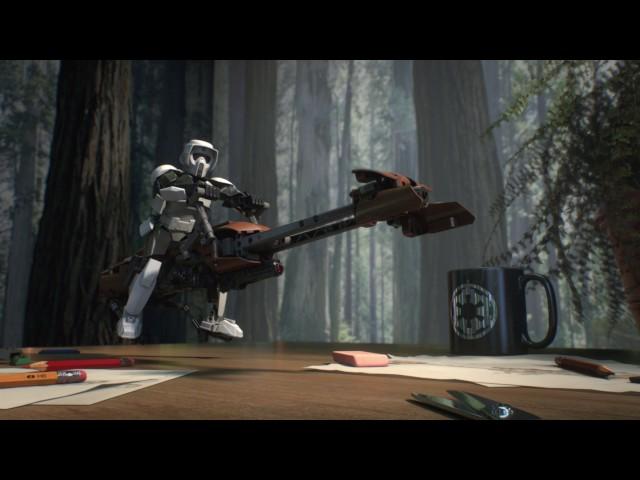 Scout Trooper and Speeder Bike - LEGO Star Wars - 75532 Product Animation