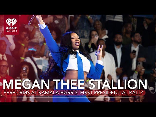 Megan Thee Stallion Performs At Kamala Harris' First Presidential Rally | Fast Facts