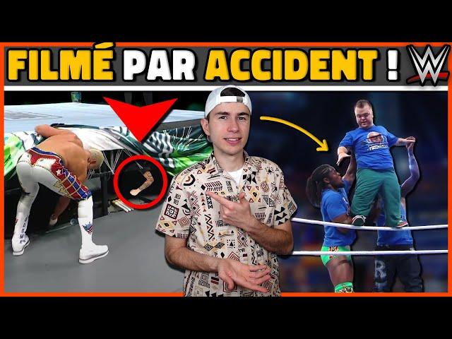 5 moments filmés par accident à la WWE !