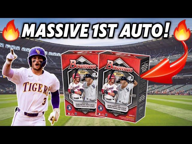 MONSTER AUTO! 2024 Bowman Baseball Blaster Box Review!