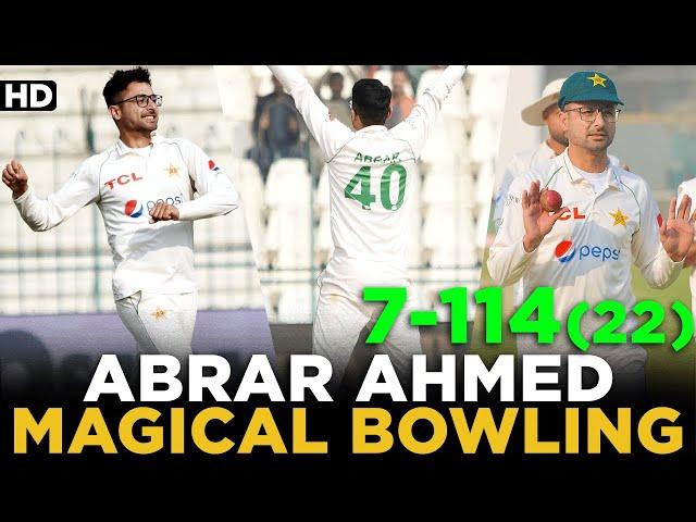 Magical Bowling On Debut By Abrar Ahmed | Pakistan vs England | 2nd Test Day 1 | PCB | MY2L