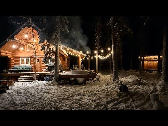 Remote Alaskan Off Grid Cabin ||The Rivers are Finally Frozen||