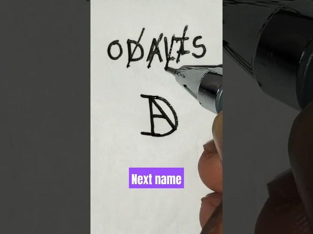 # ODALIS name logo # Design # Next name #shorts # By Rajbir